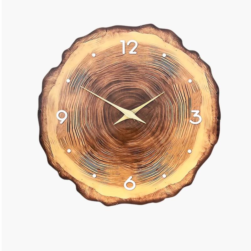Horloge murale bois