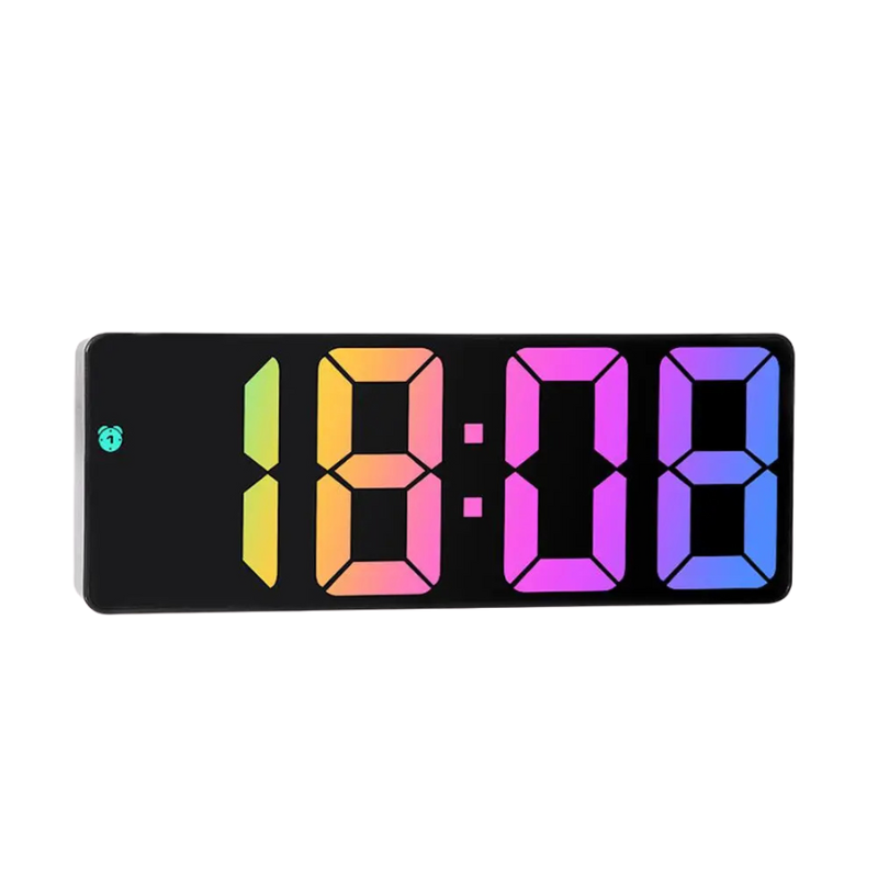Horloge numérique LED à commande vocale - Altura