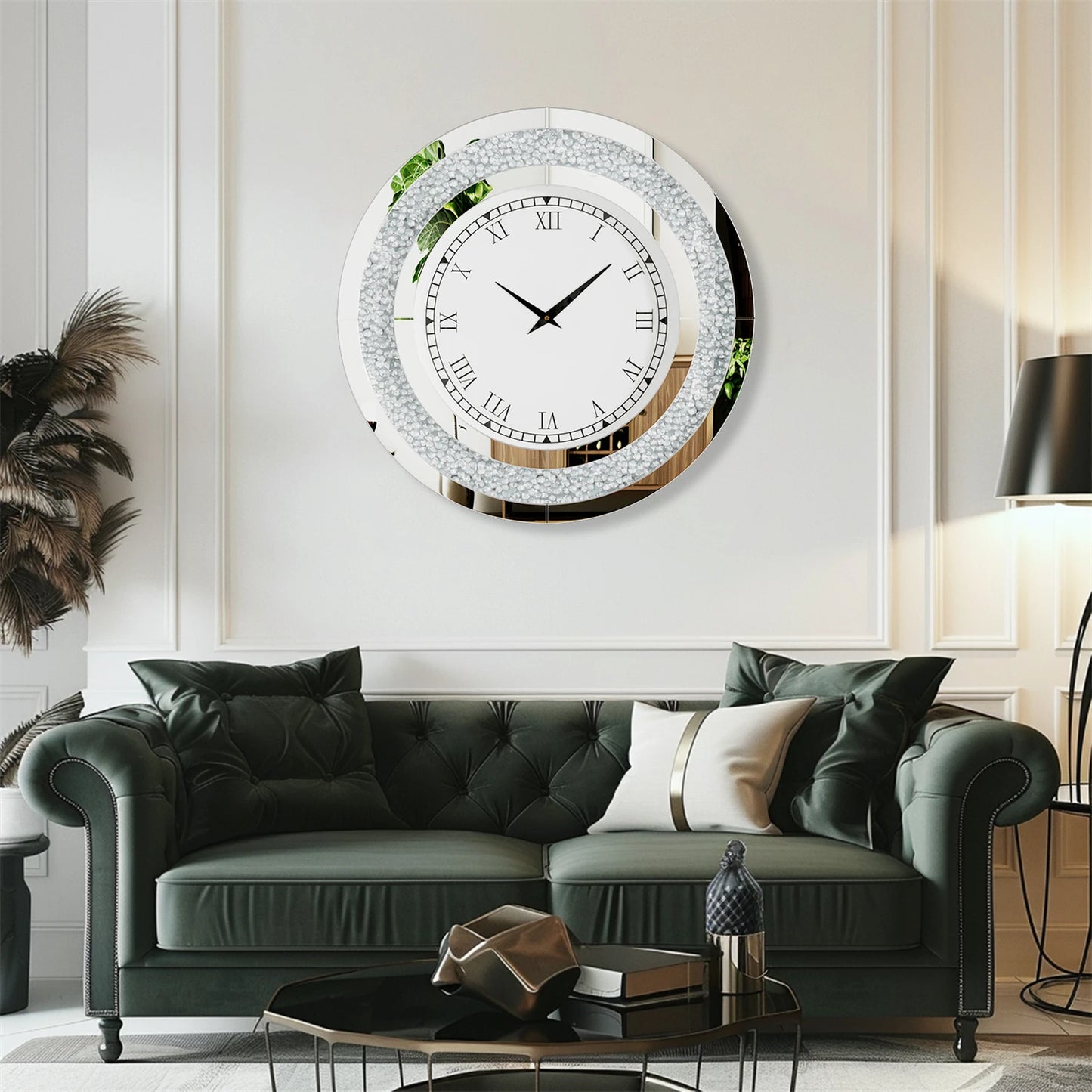 Grande horloge murale de luxe