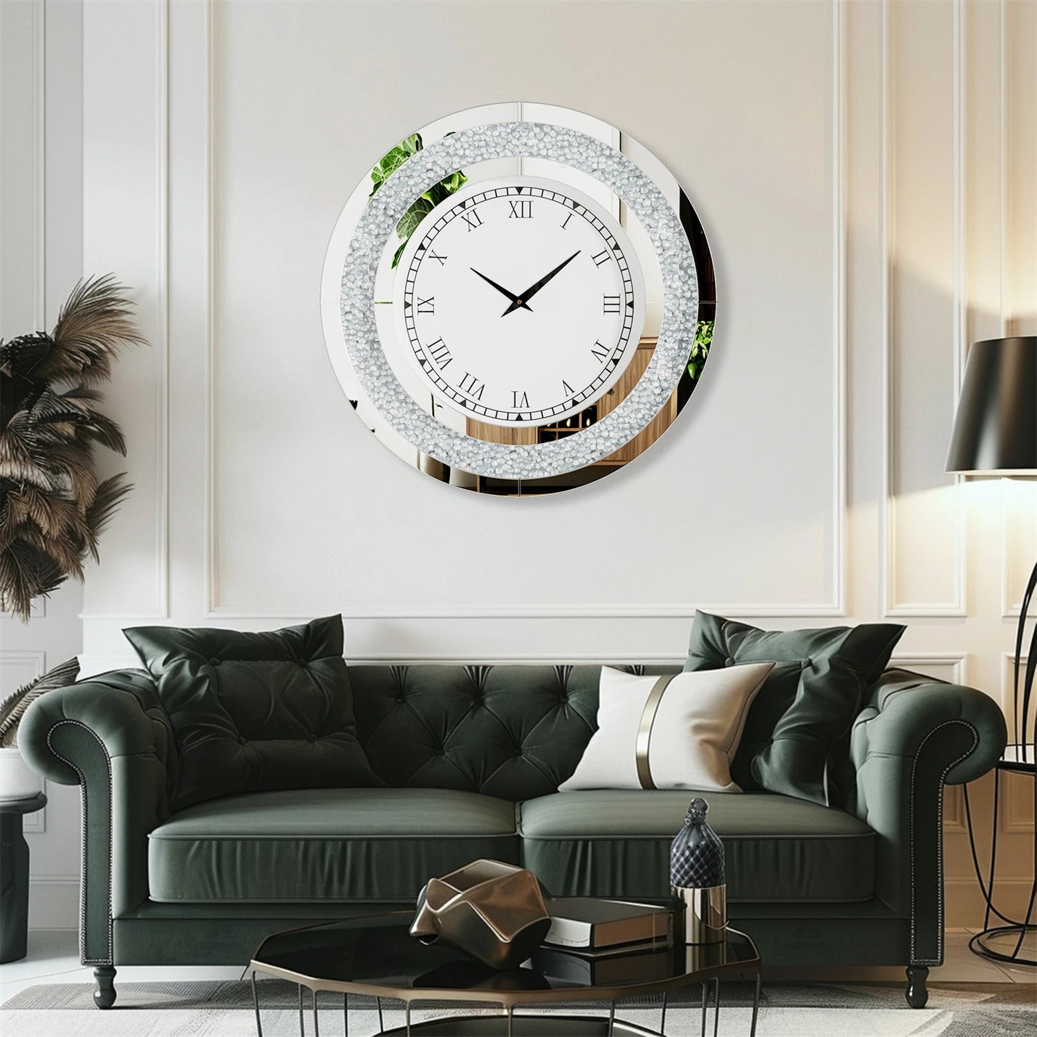 Grande horloge murale de luxe