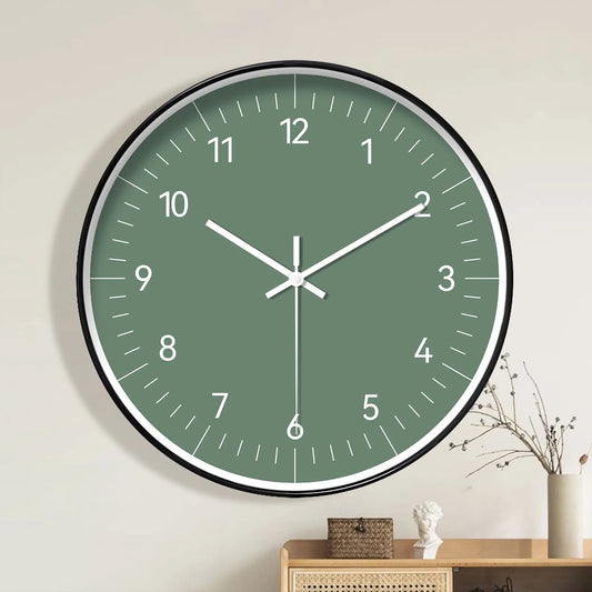 Horloge murale design minimaliste analogique