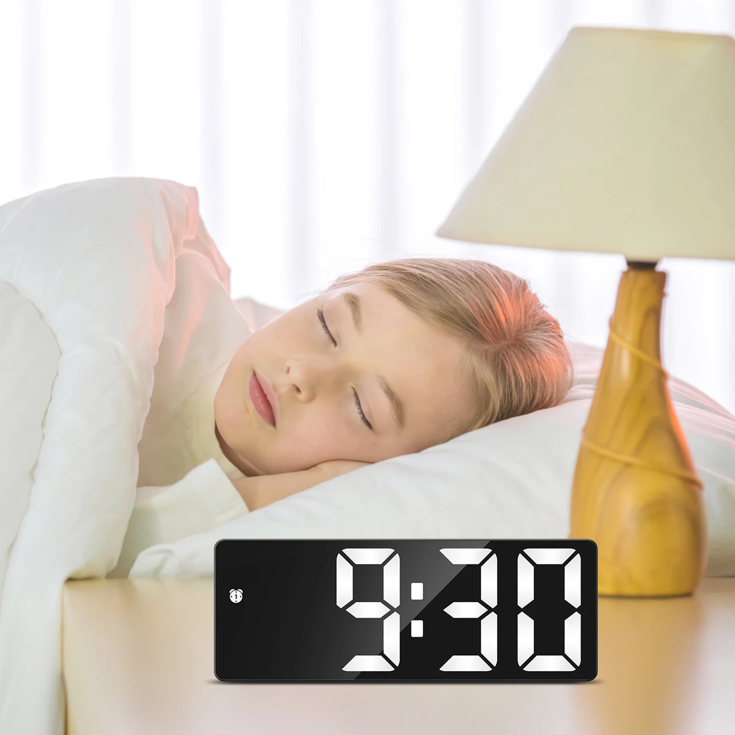 Horloge numérique LED design - Nyros