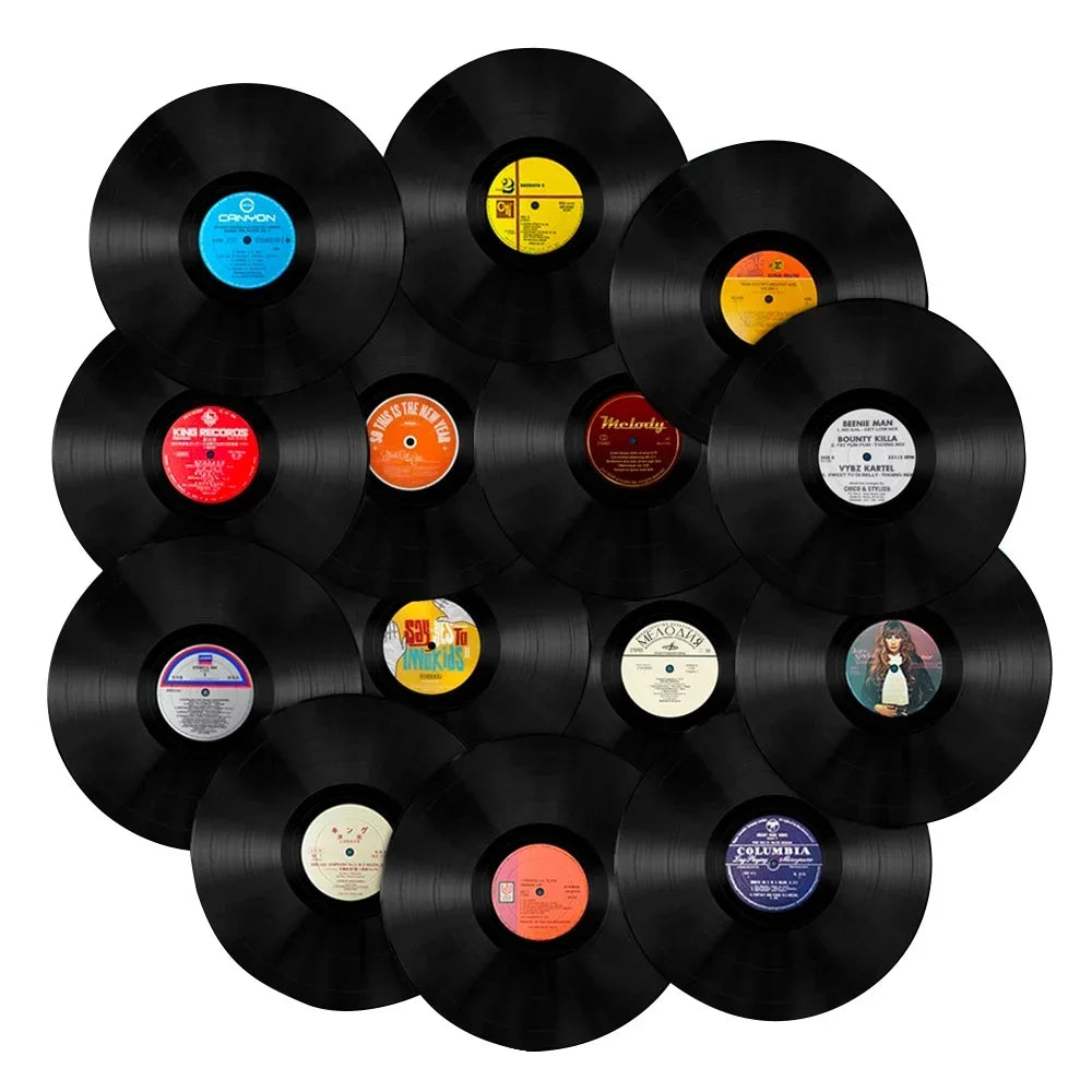Horloge murale design disque vinyle
