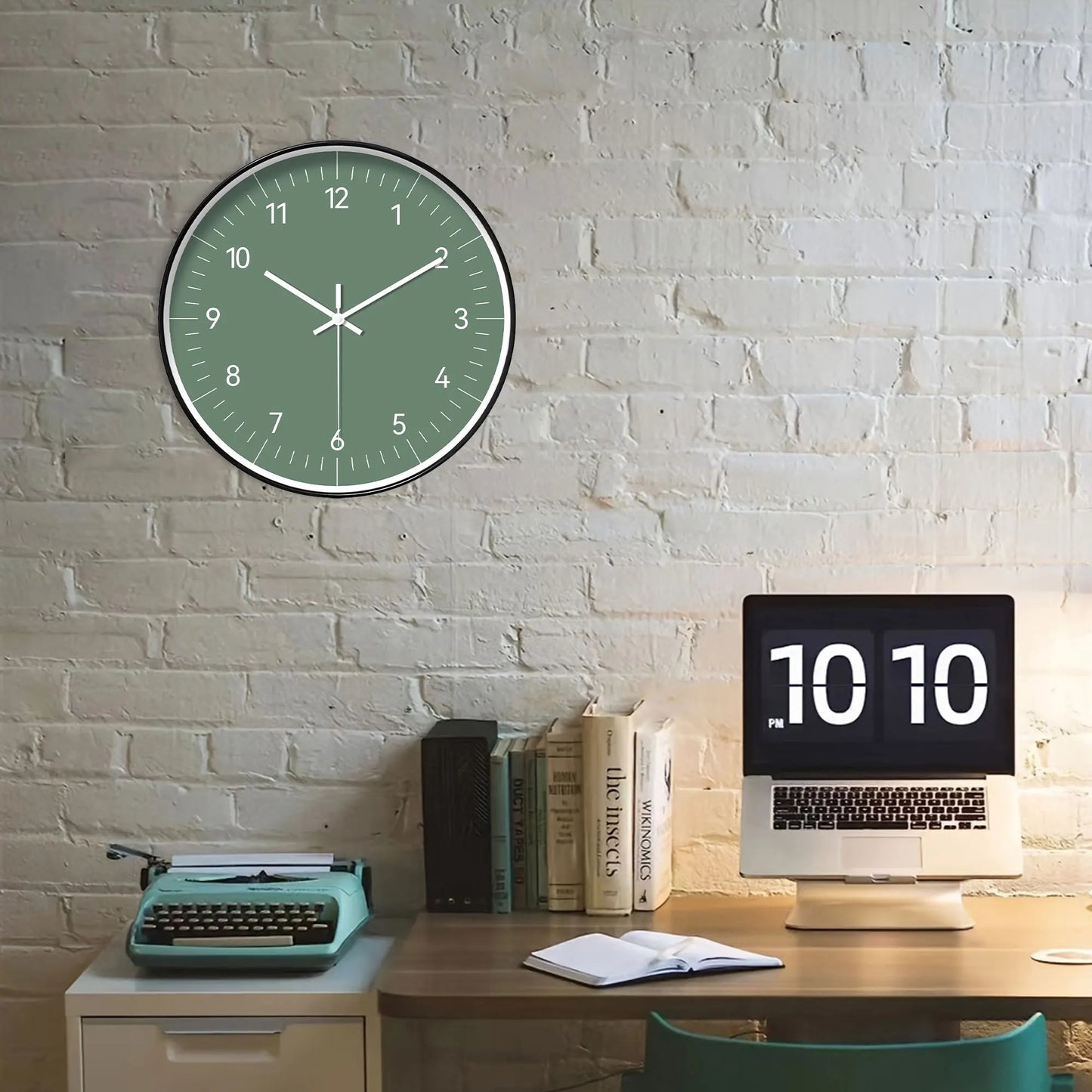 Horloge murale design minimaliste analogique