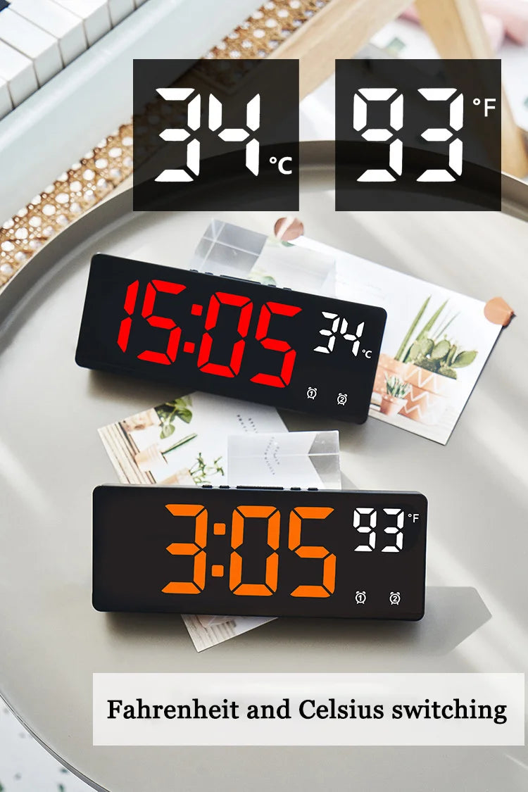 Horloge numérique ultra fine - Soléra