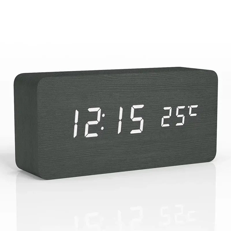 Horloge numérique en bois - Cortena