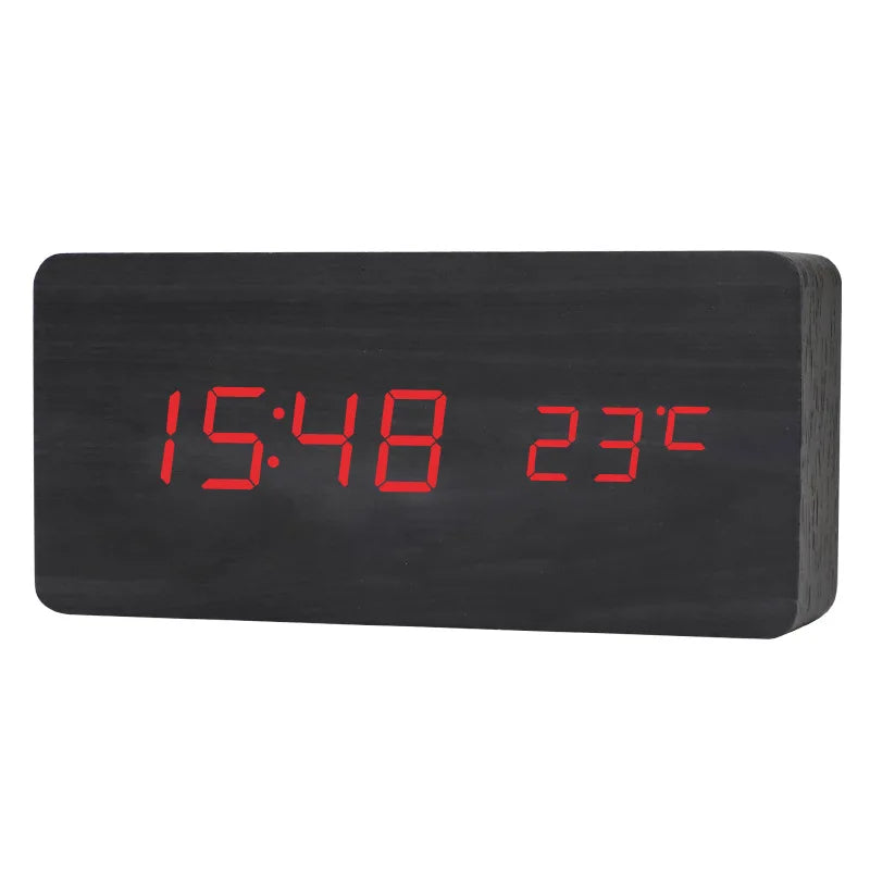 Horloge numérique en bois - Cortena