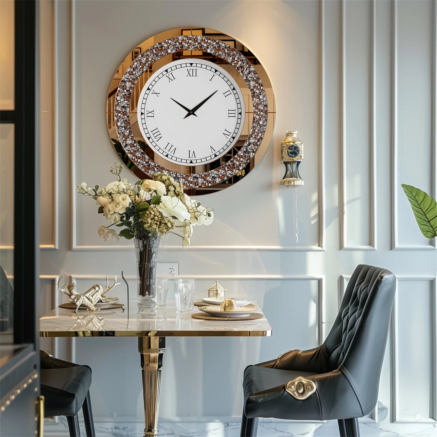 Grande horloge murale de luxe