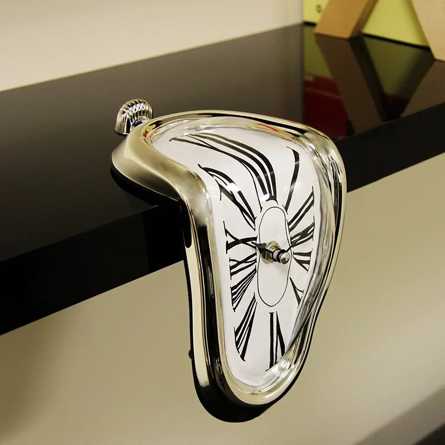 Horloge murale design effet fondant