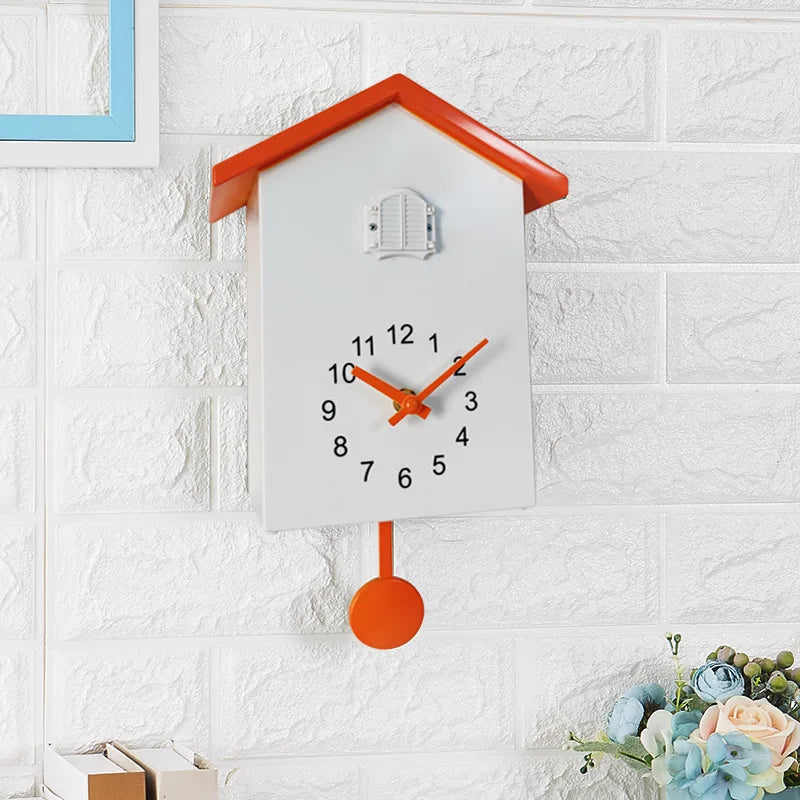 Horloge murale coucou moderne à pendule