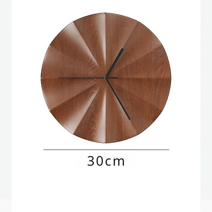 Horloge murale design minimaliste moderne en bois