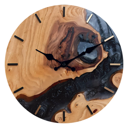 Horloge murale vintage en bois