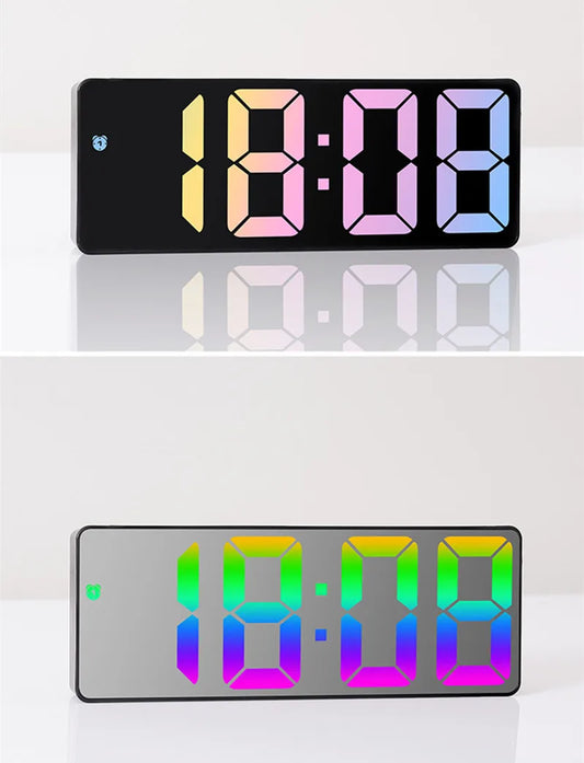 Horloge numérique LED à commande vocale - Altura