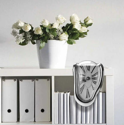 Horloge murale design effet fondant
