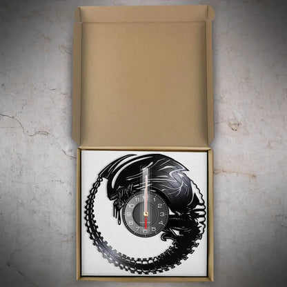 Horloge murale design disque vinyle